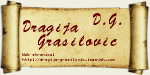 Dragija Grasilović vizit kartica